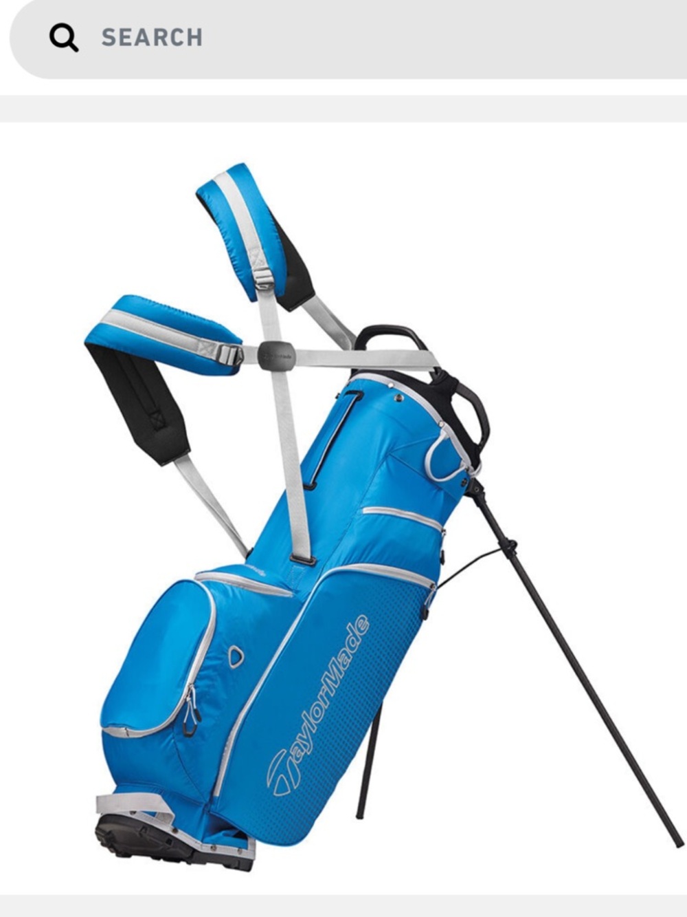 TaylorMade Life Tech 3.0 Blue and White Golf Bag